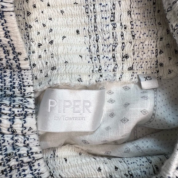 PIPER by Townsen Floral Embroidered Printed Tiered Hi Low Skirt XS - Picture 3 of 8